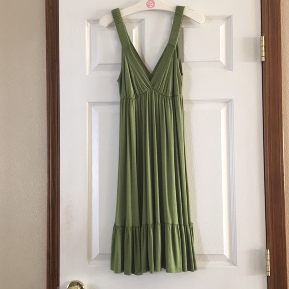 NWOT Anthropologie Ophelia Sage Midi Dress - Picture 14 of 14